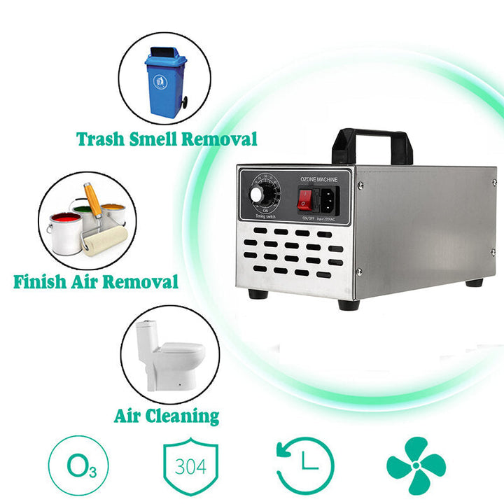 AC220V 3.5g,30g,40g,h Ozone Generator Industrial Air Purifier Ozonator Disinfection Image 3