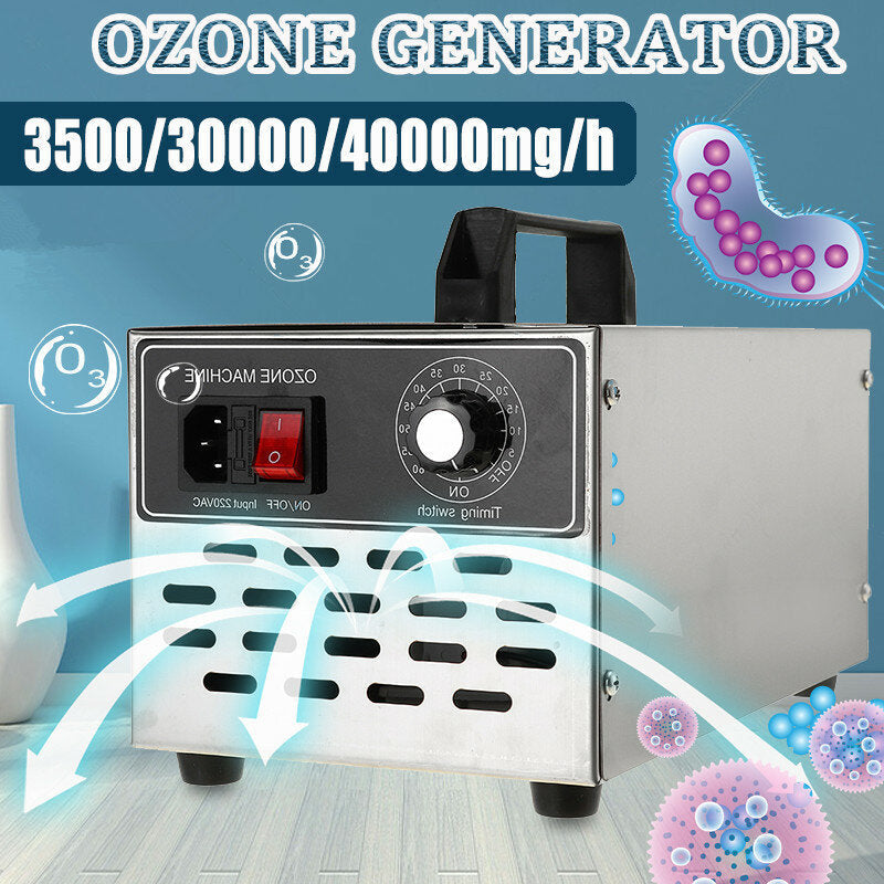 AC220V 3.5g,30g,40g,h Ozone Generator Industrial Air Purifier Ozonator Disinfection Image 6