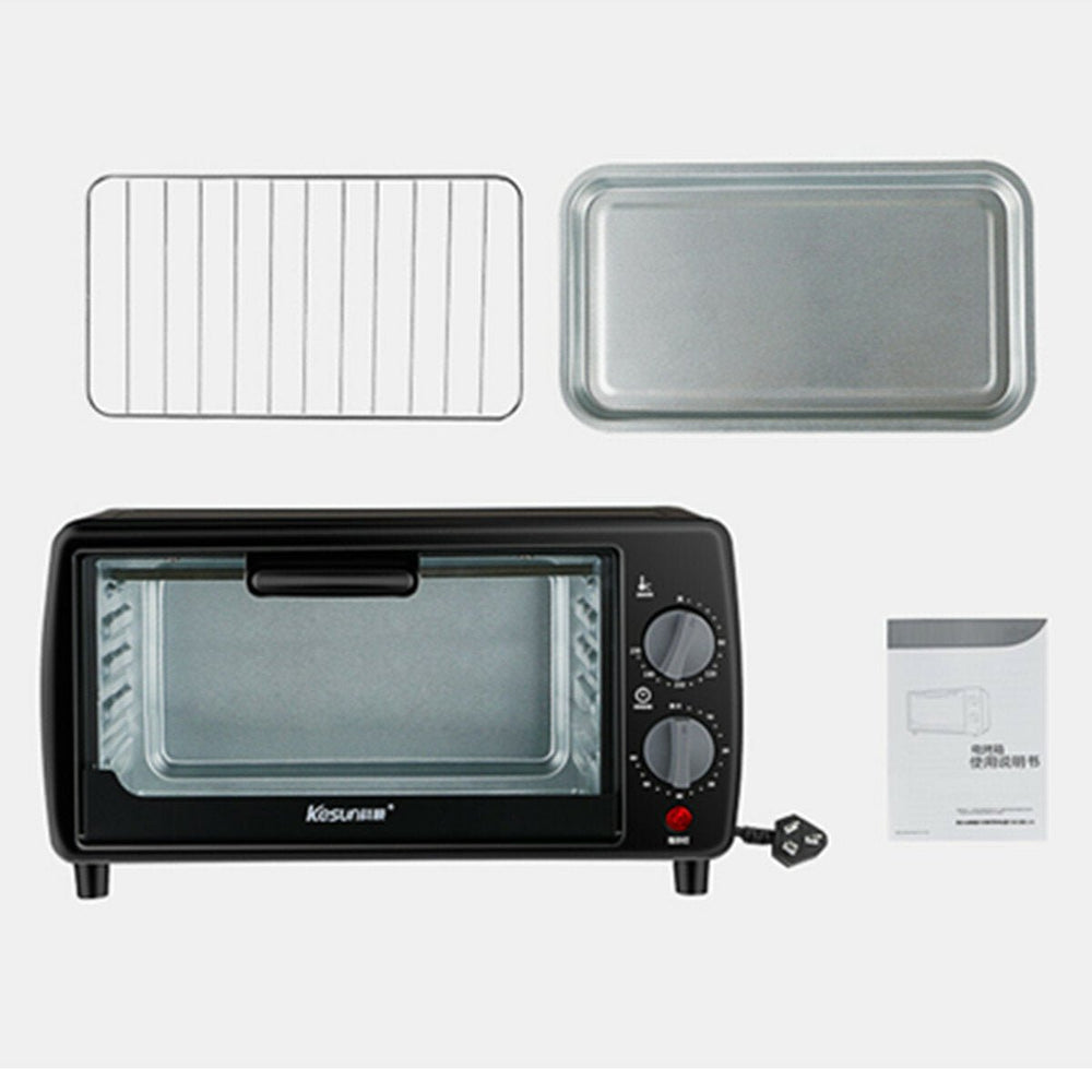 9L 220V Benchtop Electric Oven Timing Household Temperature Control Bake Toast Image 2