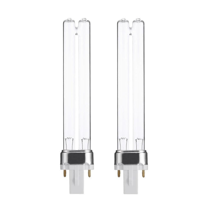 9W Base Aquarium Fish Tank UV Sterilizer Purifier Bulbs 2PCS 120-220V Image 1