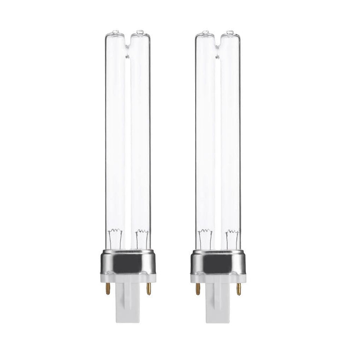 9W Base Aquarium Fish Tank UV Sterilizer Purifier Bulbs 2PCS 120-220V Image 4