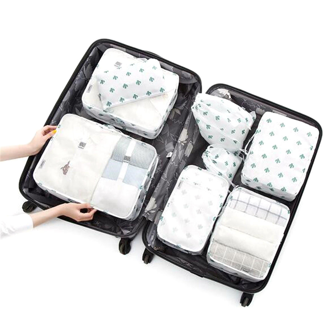 8PCS,Set Travel Luggage Organizer Storage Pouches Suitcase Packing Bags Image 2