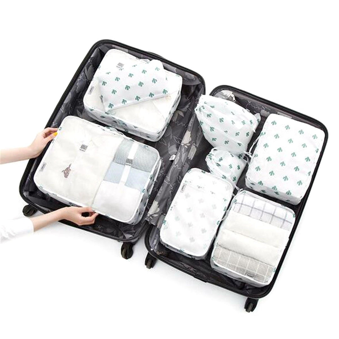 8PCS,Set Travel Luggage Organizer Storage Pouches Suitcase Packing Bags Image 1