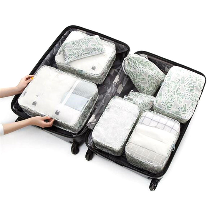 8PCS,Set Travel Luggage Organizer Storage Pouches Suitcase Packing Bags Image 3