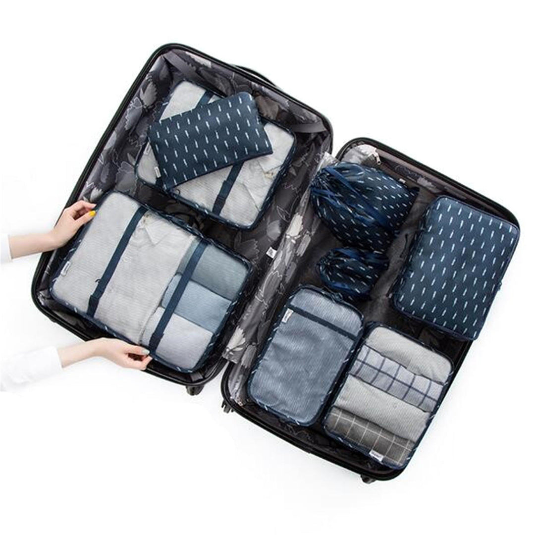 8PCS,Set Travel Luggage Organizer Storage Pouches Suitcase Packing Bags Image 5