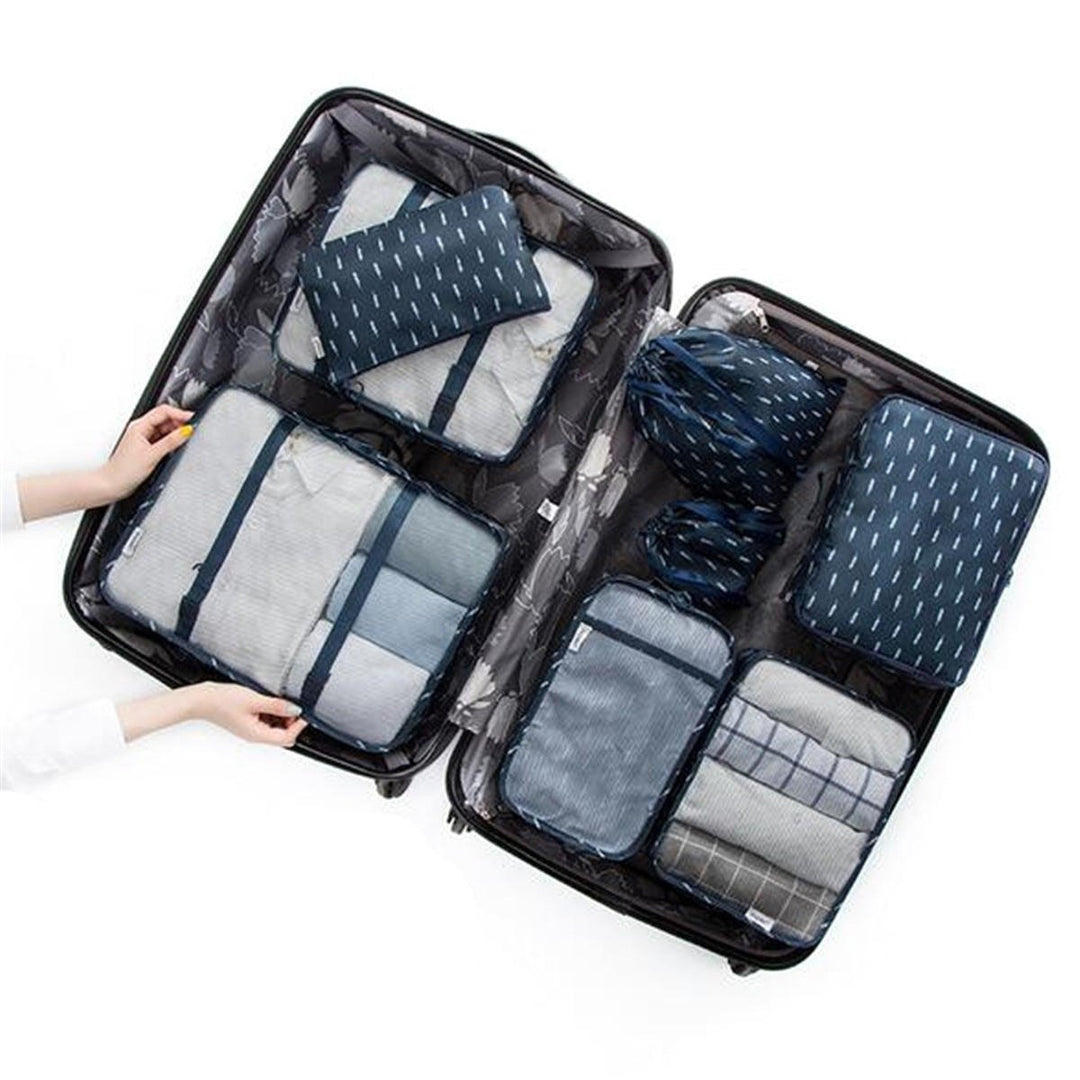 8PCS,Set Travel Luggage Organizer Storage Pouches Suitcase Packing Bags Image 1