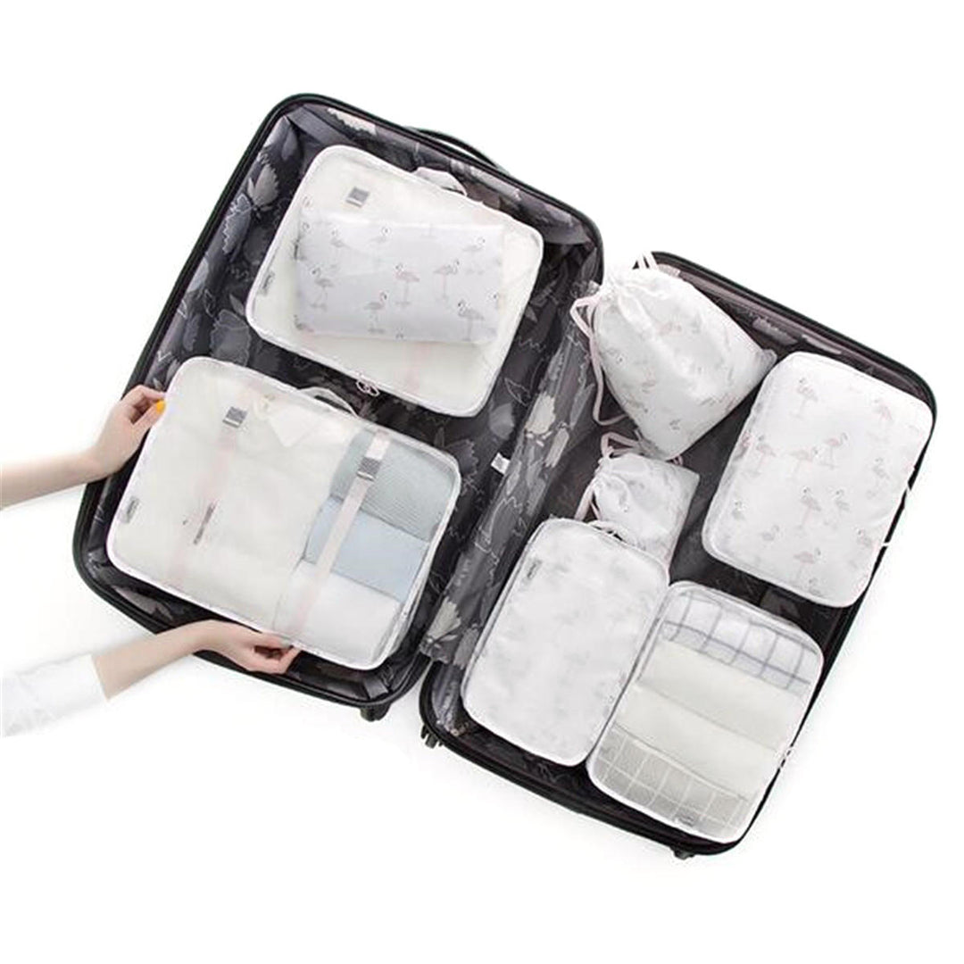 8PCS,Set Travel Luggage Organizer Storage Pouches Suitcase Packing Bags Image 6