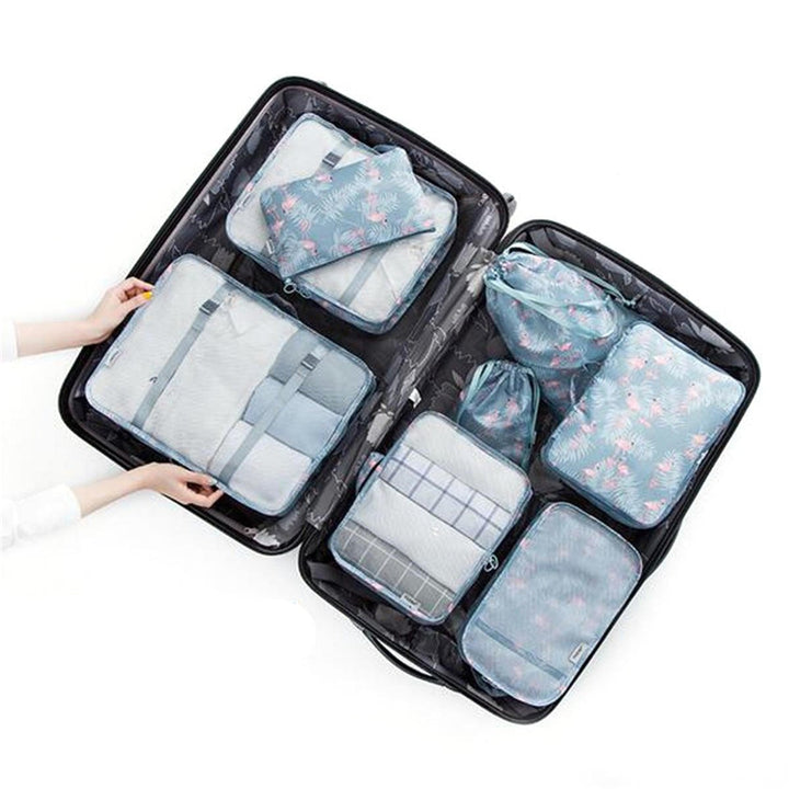 8PCS,Set Travel Luggage Organizer Storage Pouches Suitcase Packing Bags Image 7