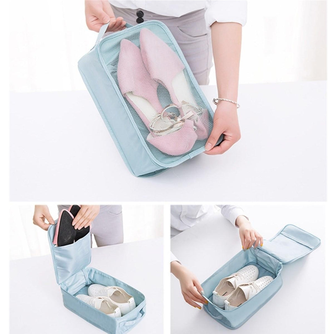 8PCS,Set Travel Luggage Organizer Storage Pouches Suitcase Packing Bags Image 12