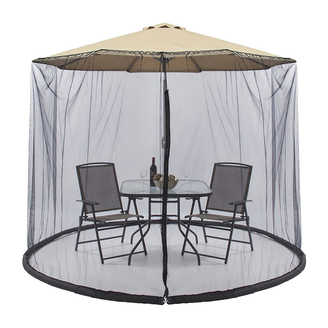 9ft Garden Outdoor Patio Umbrella Table Screen Cover Net Mosquito Insect Net Image 1