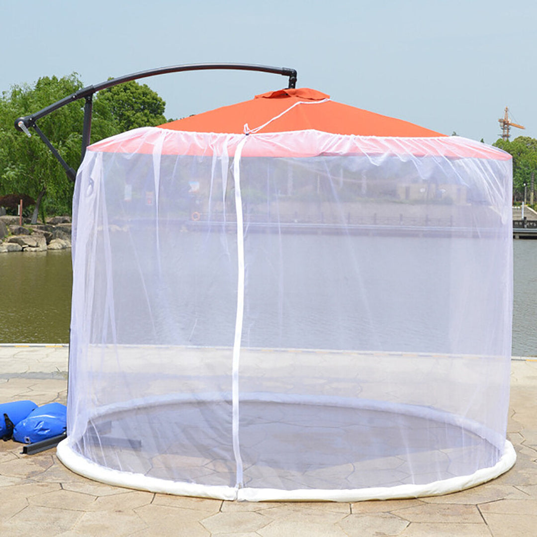 9ft Garden Outdoor Patio Umbrella Table Screen Cover Net Mosquito Insect Net Image 4