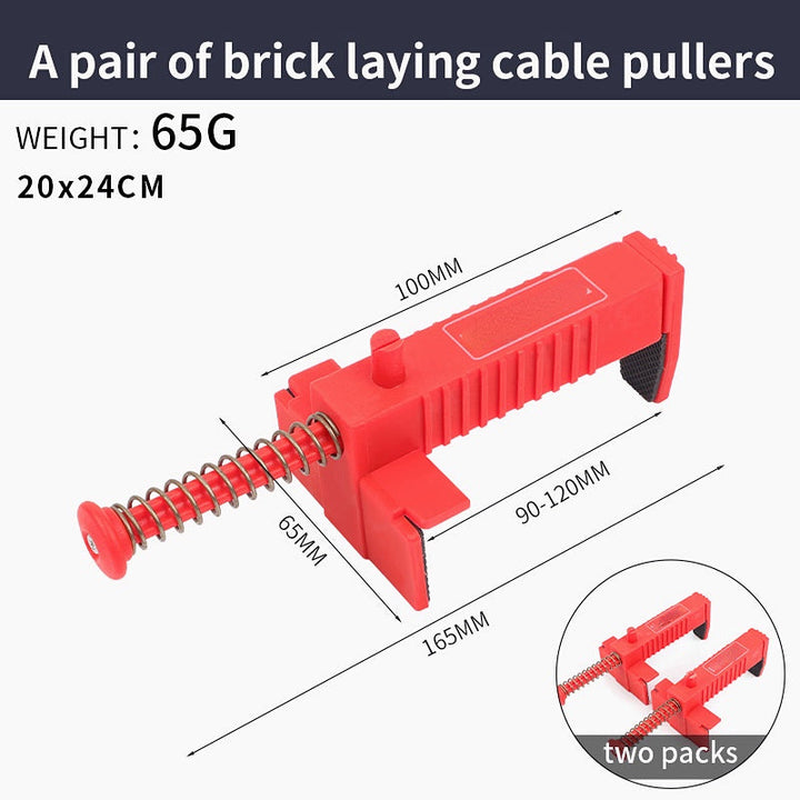 Adjustable BrickLaying Cable Puller For Brick Liner Runner Wire Drawer 2 Pairs Image 3