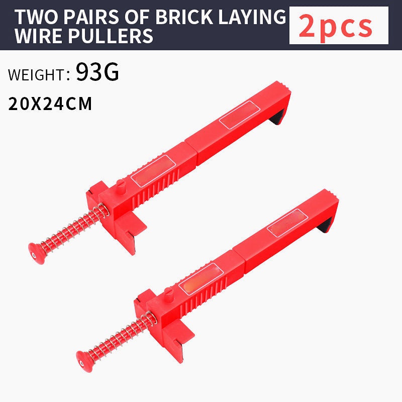 Adjustable BrickLaying Cable Puller For Brick Liner Runner Wire Drawer 2 Pairs Image 4