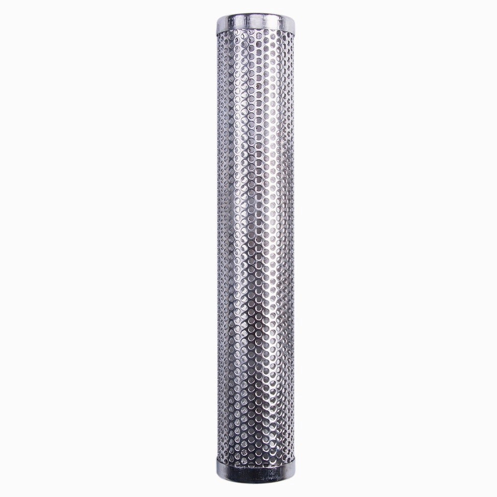 BBQ Stainless Steel Perforated Mesh Smoker Tube Filter Gadget Hot Cold Smoking Image 7