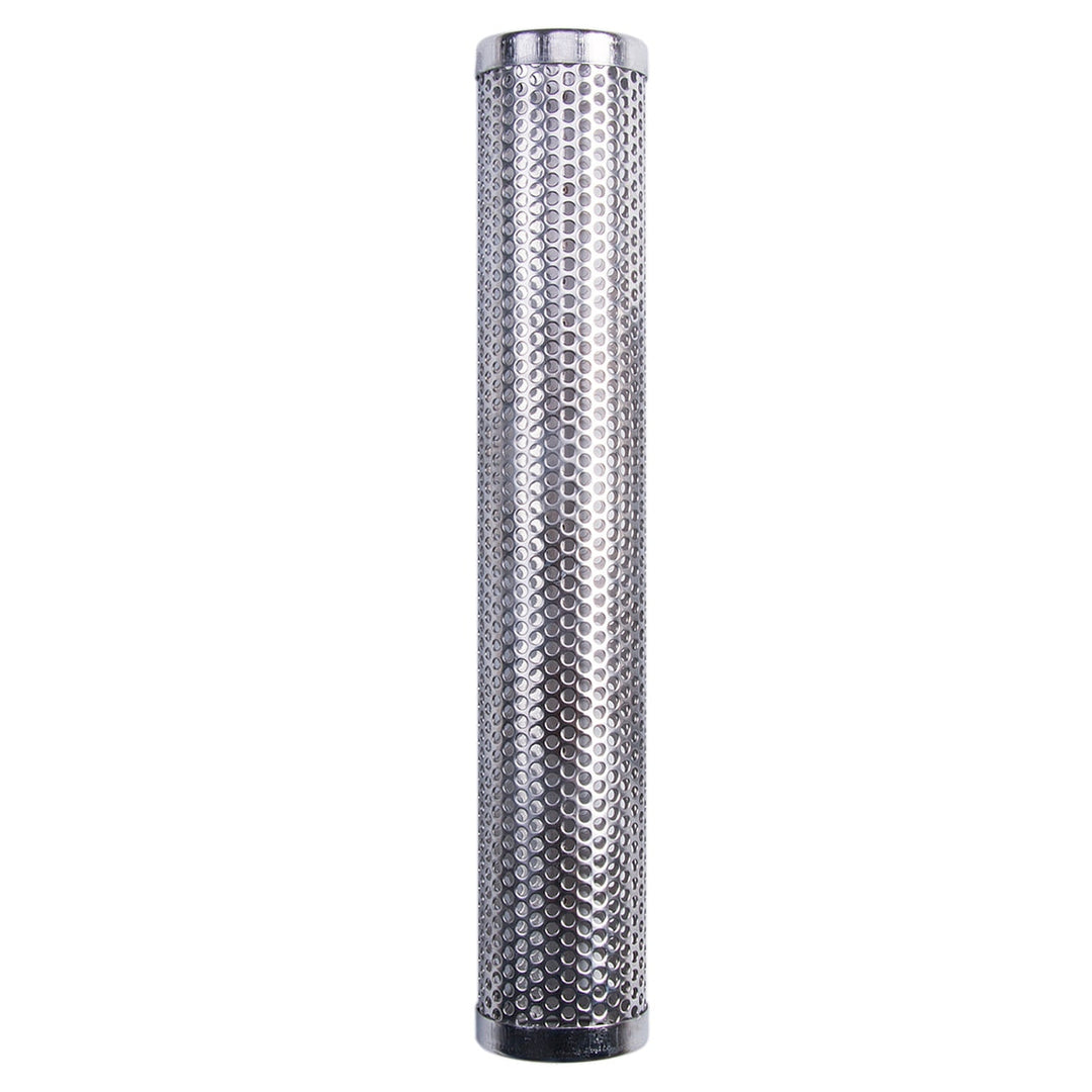 BBQ Stainless Steel Perforated Mesh Smoker Tube Filter Gadget Hot Cold Smoking Image 9