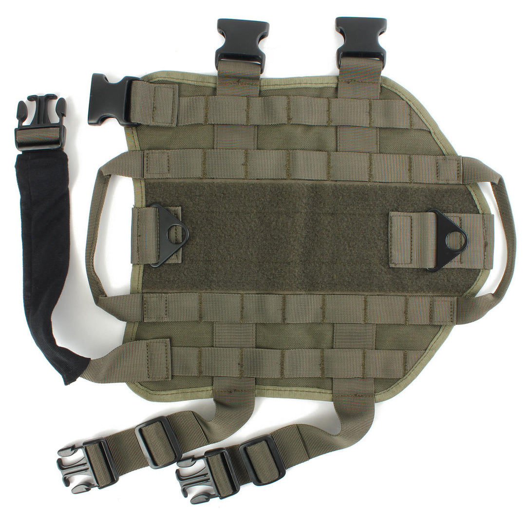 Army Tactical Dog Vest Hunting Dog Training Molle Vest Outdoor Military Dog Clothes Image 2