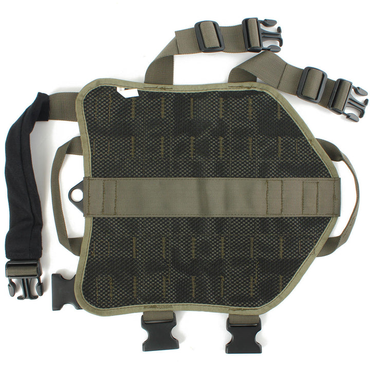 Army Tactical Dog Vest Hunting Dog Training Molle Vest Outdoor Military Dog Clothes Image 3