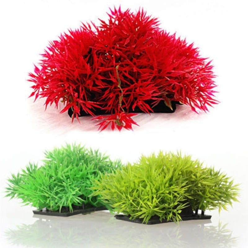 Artificial Grass Aquarium Decor Water Weeds Ornament Plant Fish Tank Decorations and Ornaments Image 1