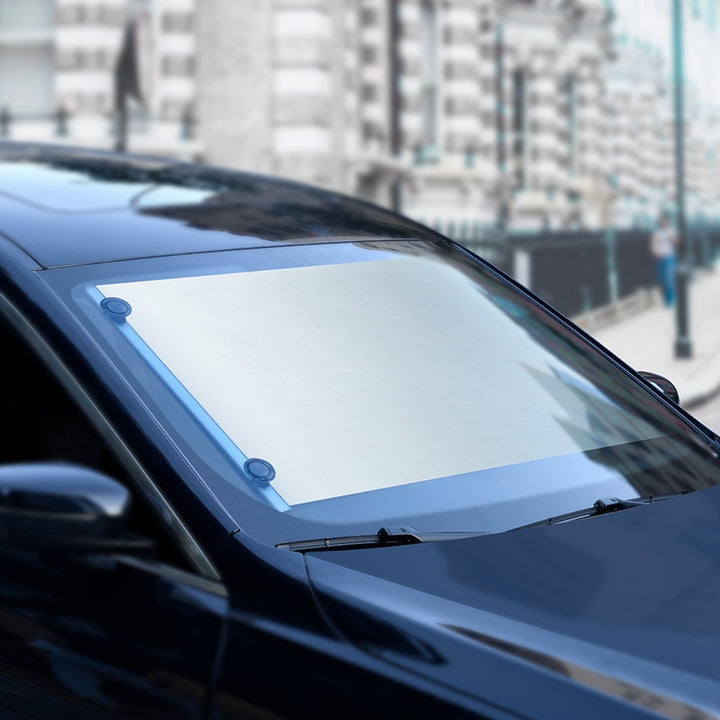 Auto Close Car Front Window Sunshade Retractable 58/64cm Front Windows Suction Cup Curtain Shading Image 6