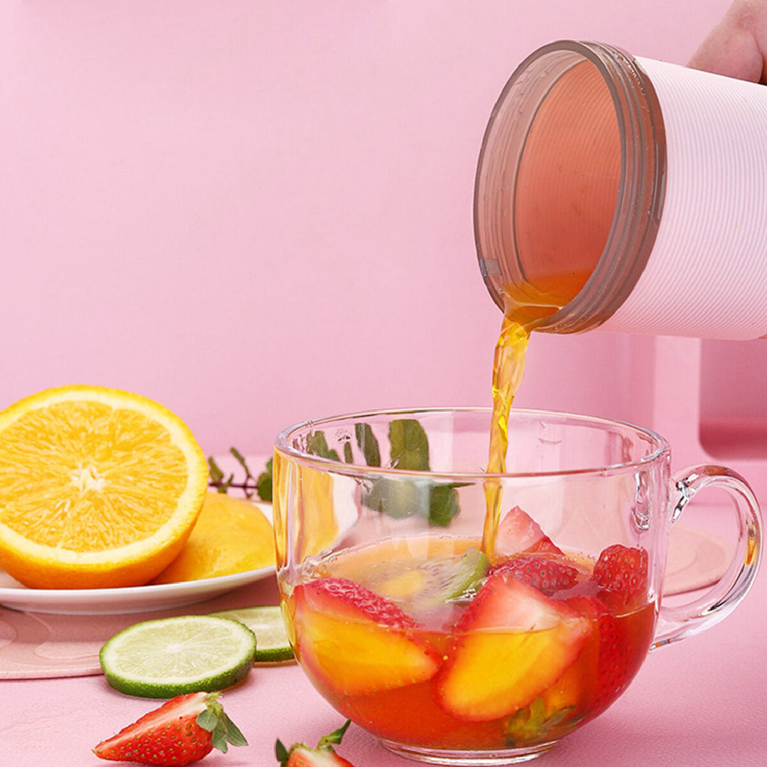 Automatic Household Portable Juicer Fruit Container USB Charging Juice Cup for Bottle Extractor Image 5