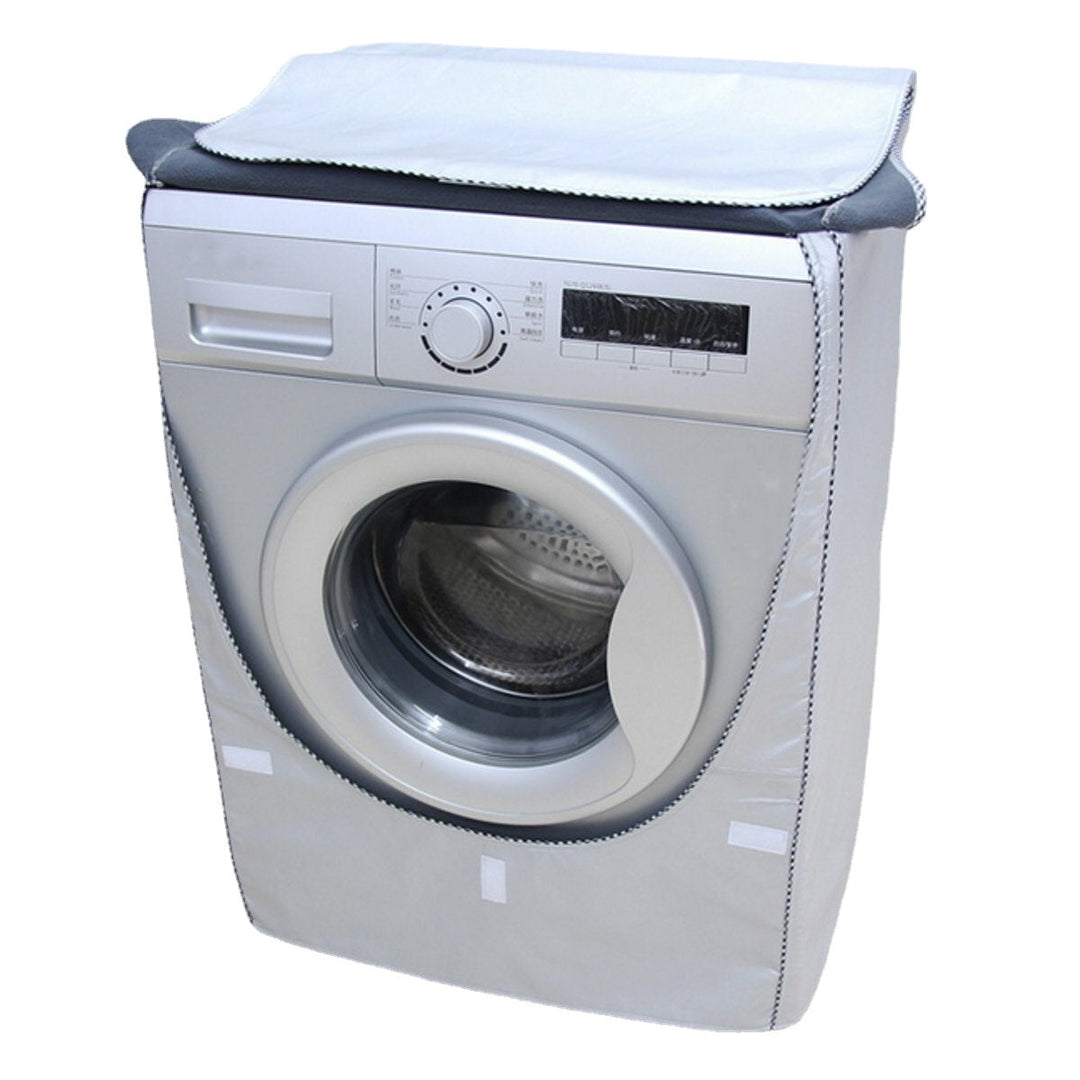 Automatic Turbine Roller Dustproof Washing Machine Cover Sunscreen Waterproof Washing Machine Cover Image 5