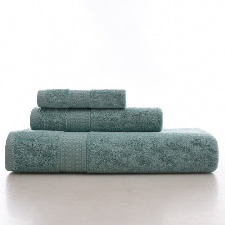 Bath Pure Towels Long Stapled Cotton Beach Spa Thicken Super Absorbent Towel Sets Image 11