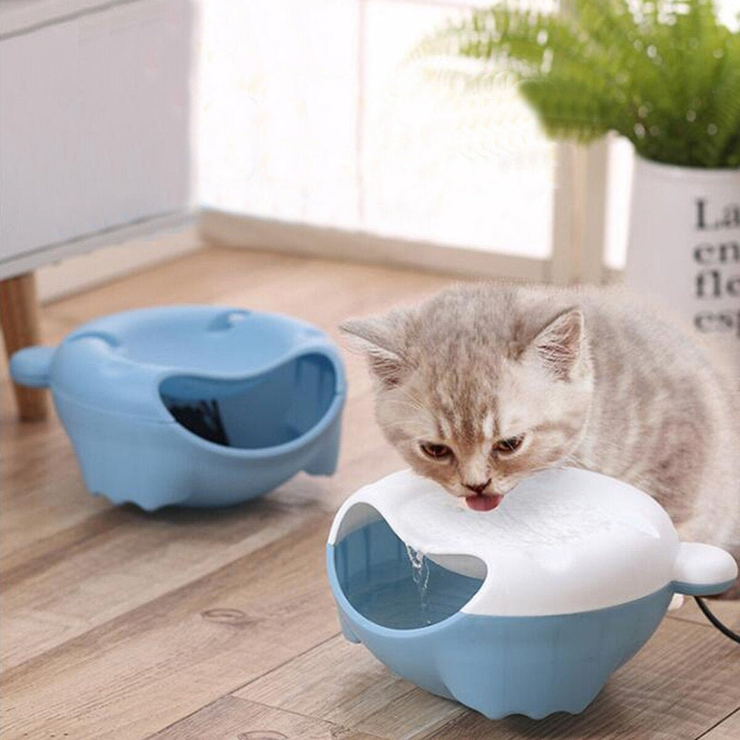 Automatic Small Pet Cat Dog Water Source Fountain Dispenser Drinking Cup Bowl Image 6