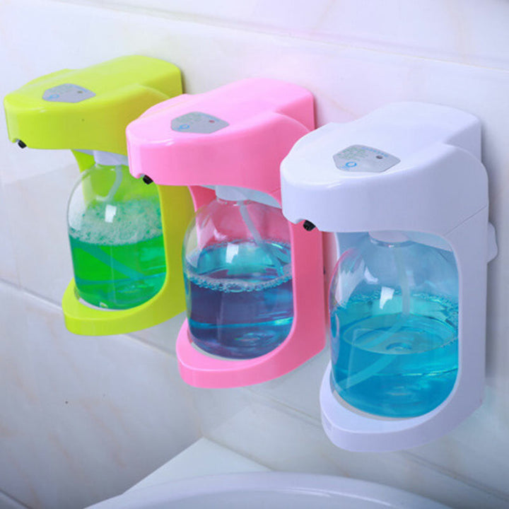 Automatic Foam Hand Washing Machine Induction Soap Dispenser Liquid Bottle Stand Wall Hanging Intelligent Hand Sanitizer Image 6