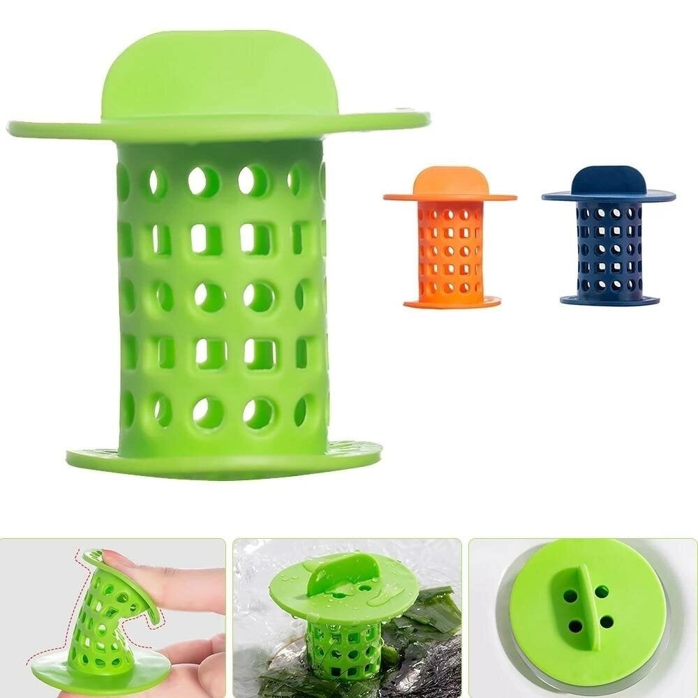 Bathroom Drain Strainer Filter Plug Sink Strainer Filter Sewer Dredge Device Shower Hair Stopper for Bathroom Image 1