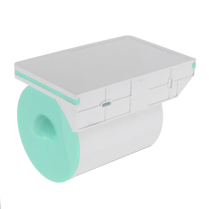 Bathroom Accessory Wall Mounted Toilet Roll Tissue Paper Shelf Holder Tissue Holder DTTT Image 4