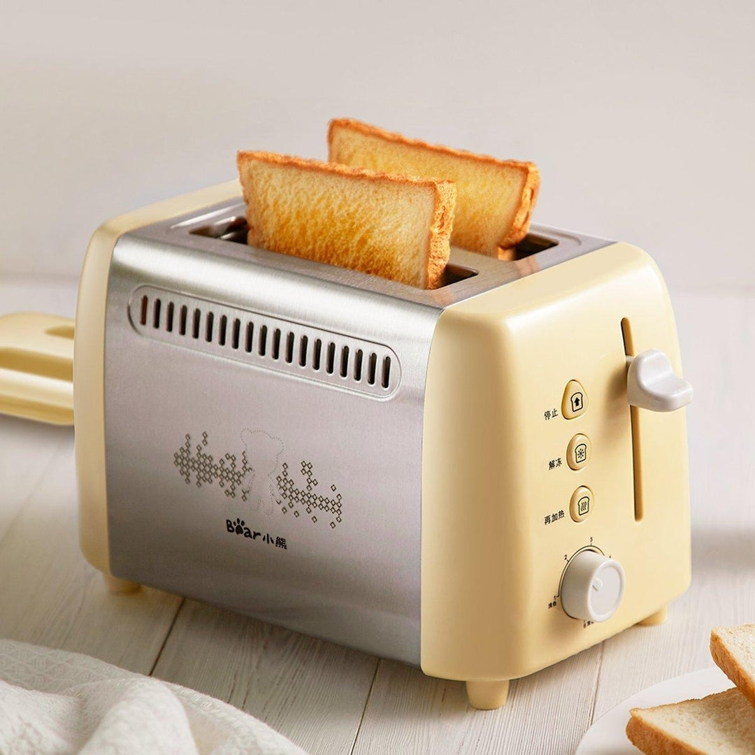 Automatic Household Toaster Two pieces of bread Toaster for Breakfast Bread Maker Image 3