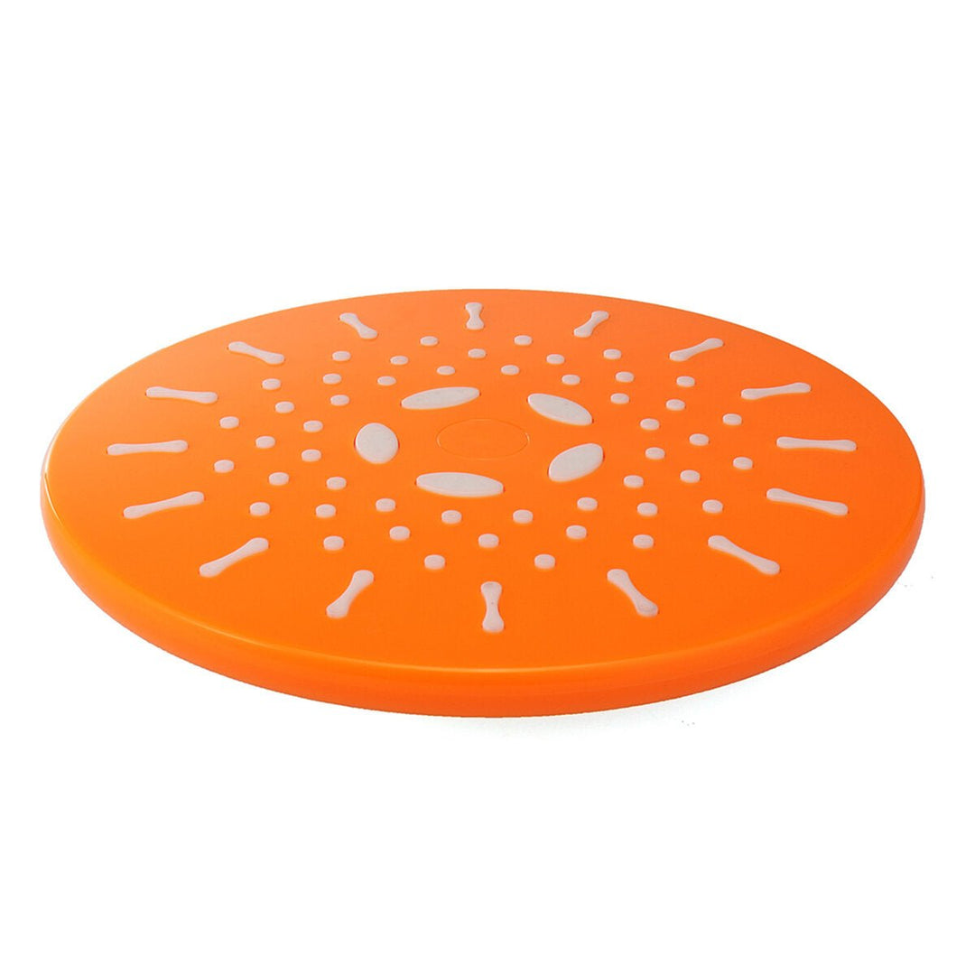 Bathroom Round Shape 3 Color Options ABS Plastic Water Spray Rainfall Top Shower Faucet Image 1