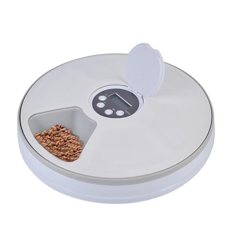 Automatic Pet Smart Feeder Timing Feeder 6 Meals 6 Grids Cat Dog Electric Dry Image 5