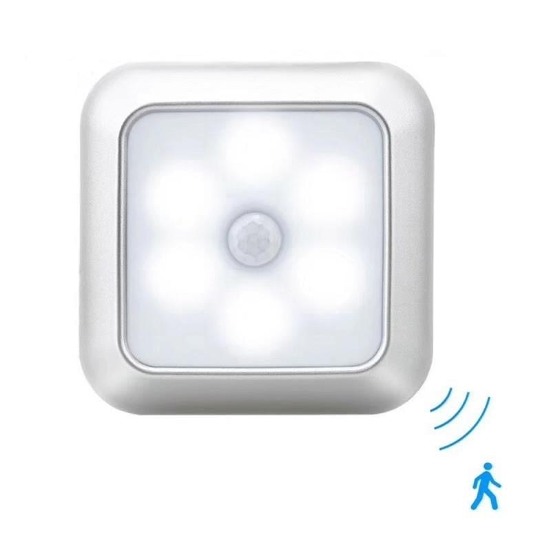 Battery Powered Night Light Motion Sensor Wireless Stairs Bedroom Wall Lamp For Cupboard Toilet Wardrobe Home Image 1