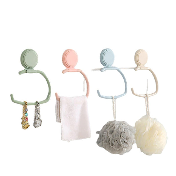 Bathroom Toilet Paper Holders Hanging Holder Organizer Towel Holder Hanger Rack Image 1