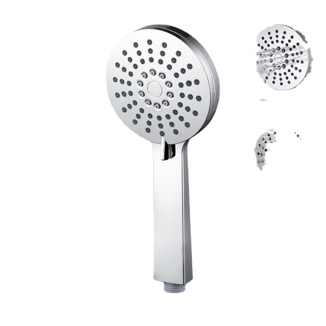 Bathroom Round Shape ABS Three Adjustment Water Saving Hand Grip Handheld Shower Faucet Image 1