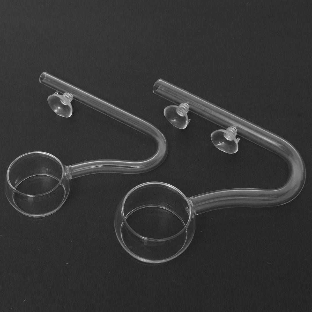 Aquarium Glass Outflow and Inflow Spin Filter Lily Pipe 12mm 16mm Tube + 1/2 Suction Cup Image 4