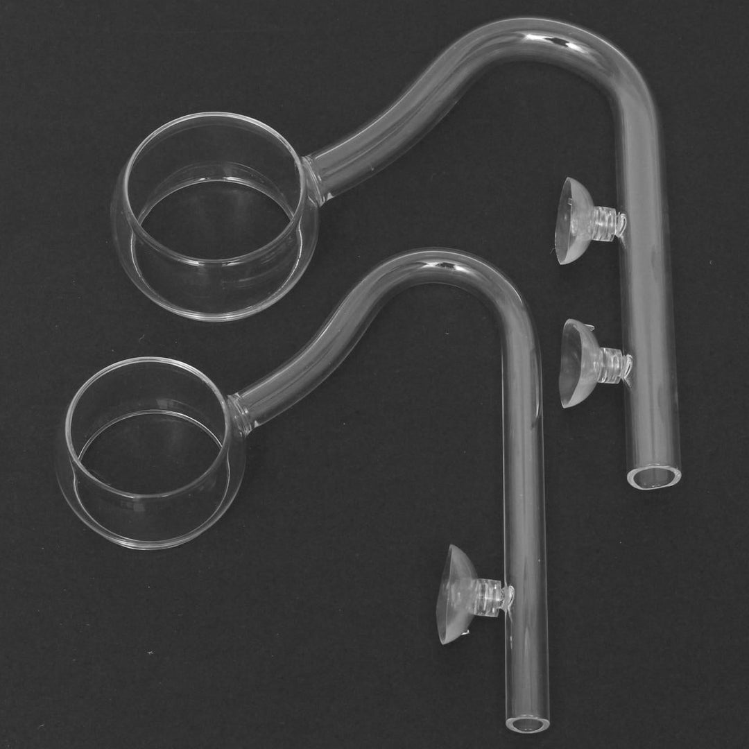 Aquarium Glass Outflow and Inflow Spin Filter Lily Pipe 12mm 16mm Tube + 1/2 Suction Cup Image 6