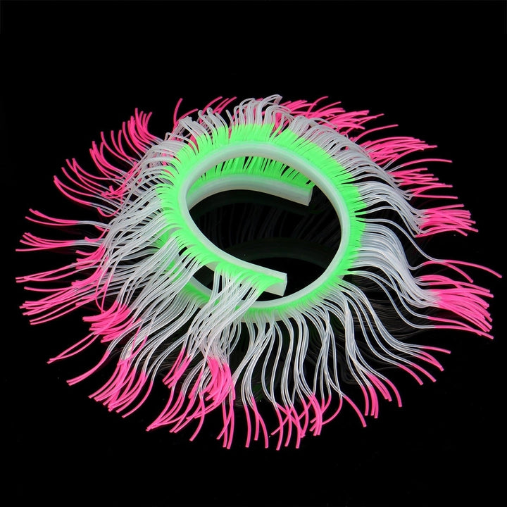 Aquarium Fish Tank Waterplant Decor Glowing Sea Anemone Coral Plant Ornament Image 10