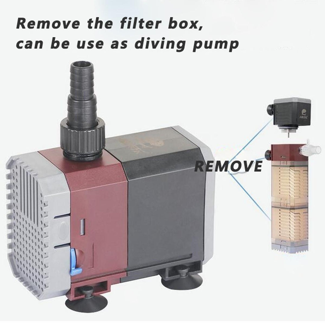 Aquarium Oxygen Pump Filter Submersible Pump Internal Spray Bar Filter FiltratiOxygen P Image 8