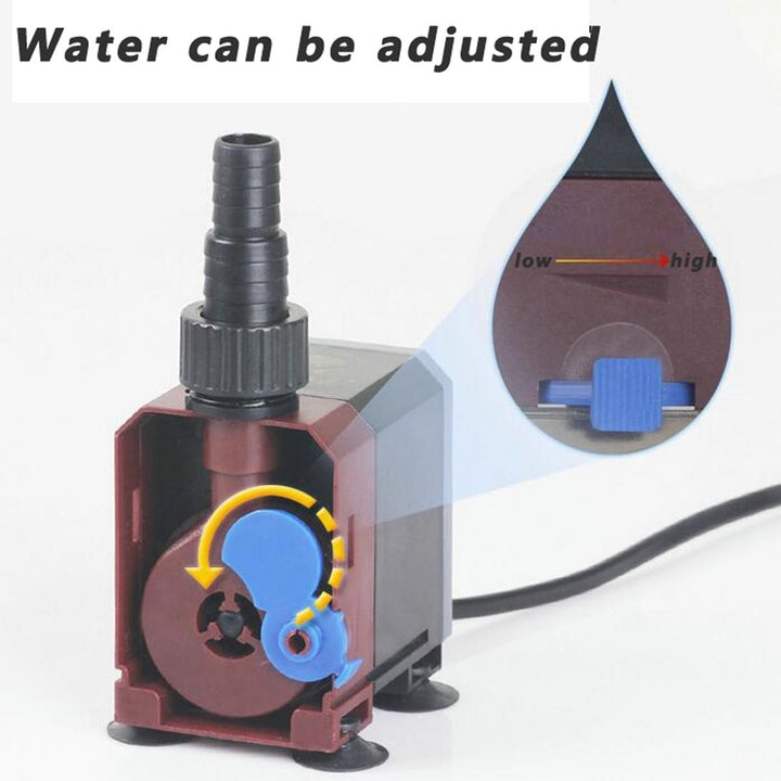 Aquarium Oxygen Pump Filter Submersible Pump Internal Spray Bar Filter FiltratiOxygen P Image 9