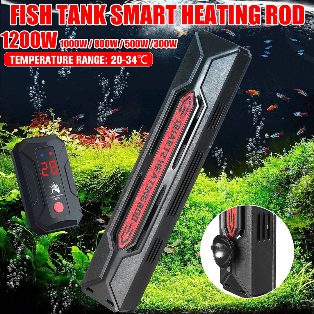 Aquarium Submersible Heater Tank LCD Display Digital Adjustable Water Heating Rod Constant Temperature Control Image 6