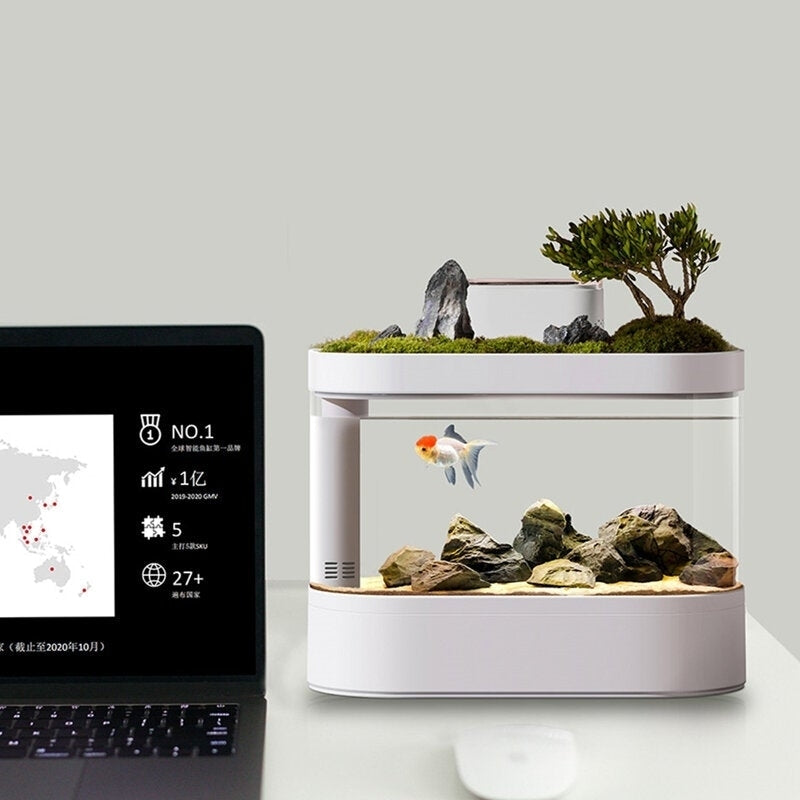 Aquariums Fish Tank Mijia App Support with Adjustable Light Image 2