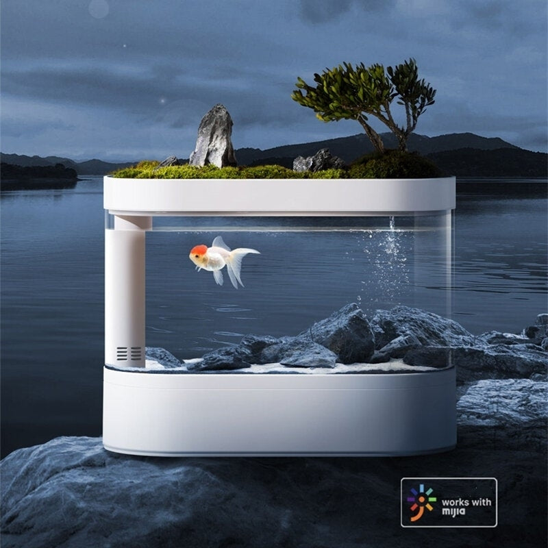 Aquariums Fish Tank Mijia App Support with Adjustable Light Image 6