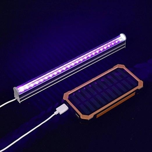 Aquarium LED Light UV LED Black Light Fitures 6W Portable Blacklight Lamp Image 5