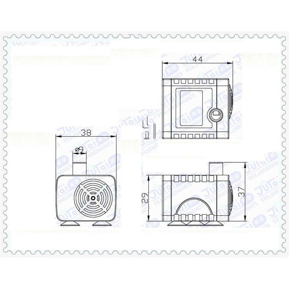 Aquarium Water Pump Fish Tank Plant HydrOxygen Water Pump Image 5