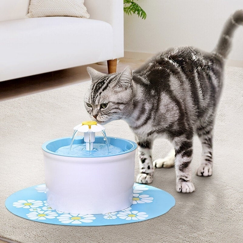 Autoxic Pet Fountain Pet Dog Cat Bowl Electric Water Feeder Dispenser Container Fountain for Dogs Cats Drink Image 3