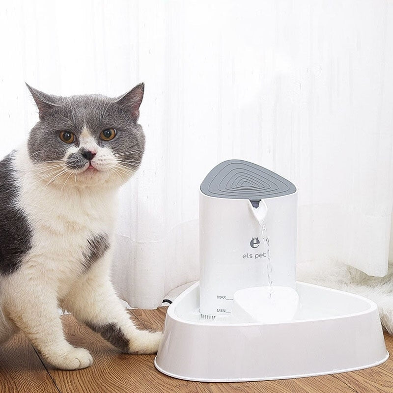 Autoxic Smart Cat Foutain Waterer Electric Pet Water Dispenser Anti-dry Regulating Water Flow Image 5