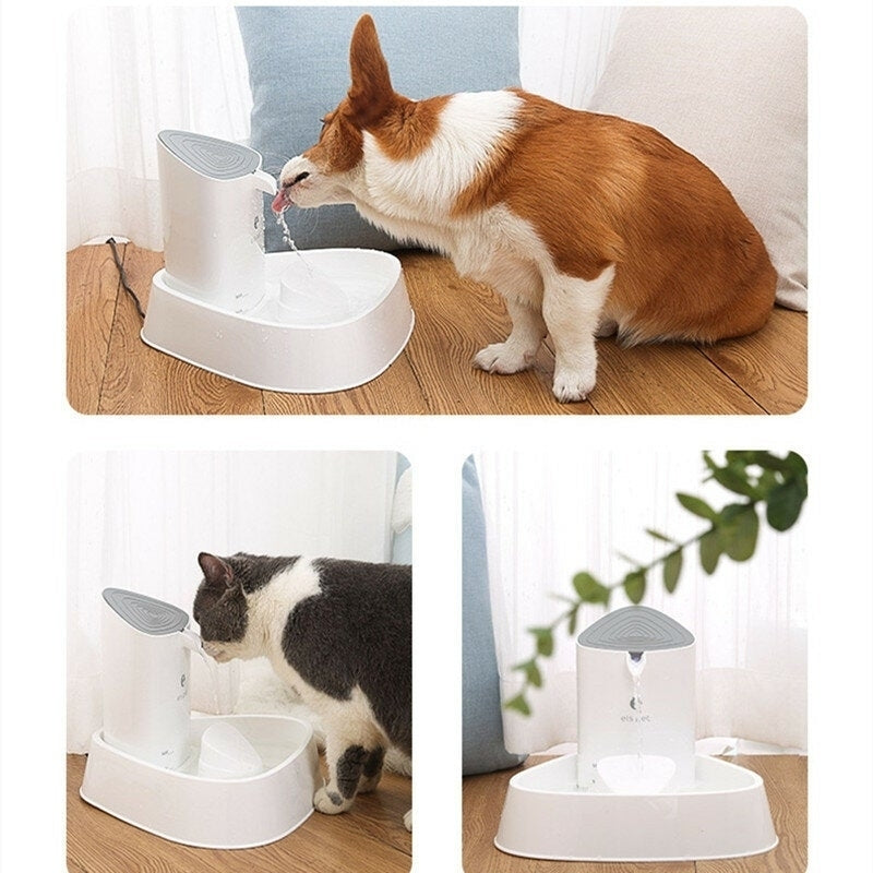 Autoxic Smart Cat Foutain Waterer Electric Pet Water Dispenser Anti-dry Regulating Water Flow Image 6