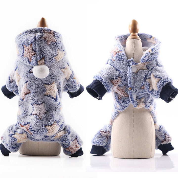 Autumn Winter Dog HoodieCute Sweater,Warm Pet Outfits Clothes Image 2